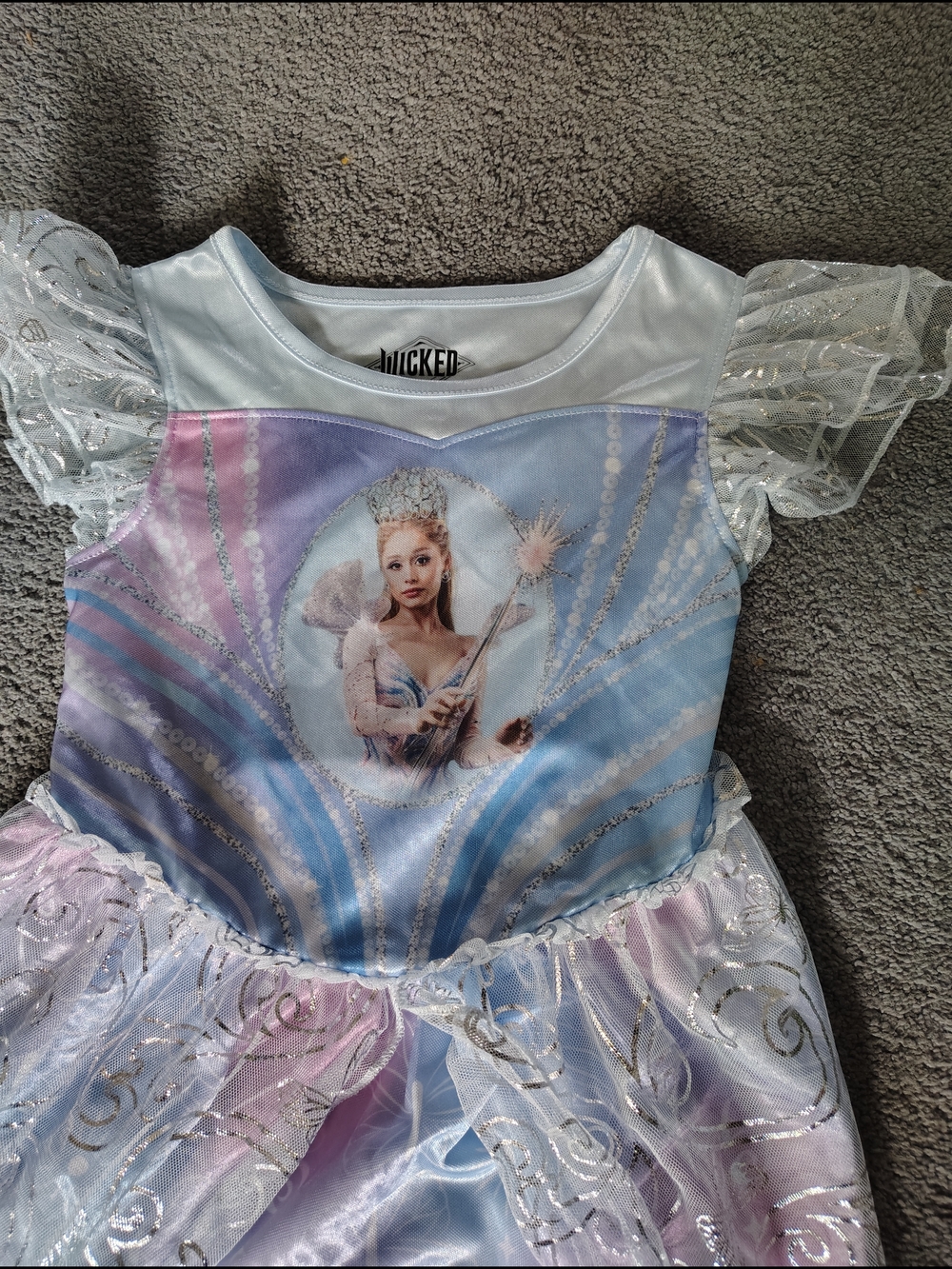 Wicked Night Gown Dress Costume - Pastel Blue & Pink